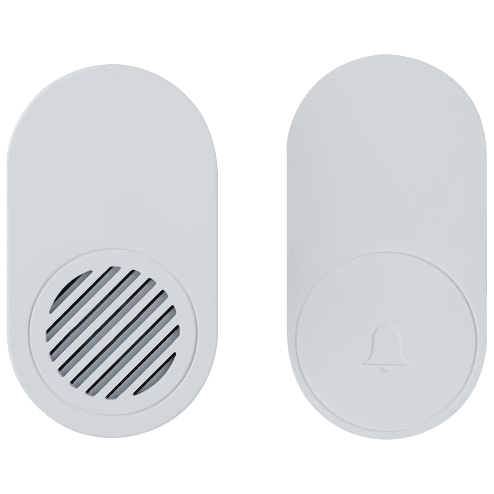 Изображение товара Беспроводной электрический звонок Navigator 95 214 IP44 белый регулируемая громкость 32 мелодии