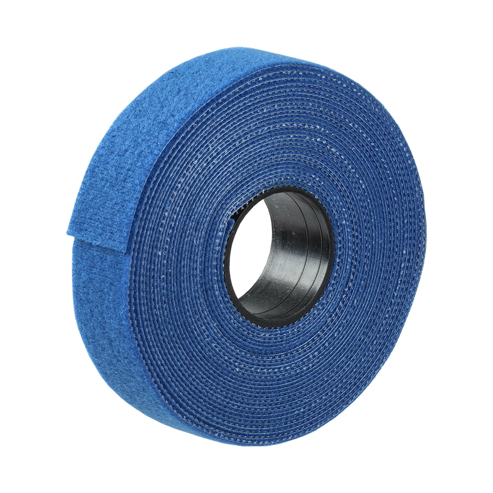 Изображение товара Хомут-липучка IEK 20мм синяя 5м ленточный крепеж для кабелей