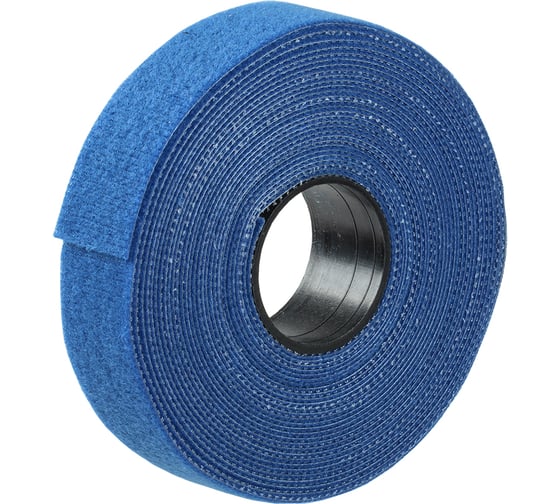 Изображение товара Хомут-липучка IEK ХКл 20мм синий (5м/ролл) UHL11-20-5M-K07