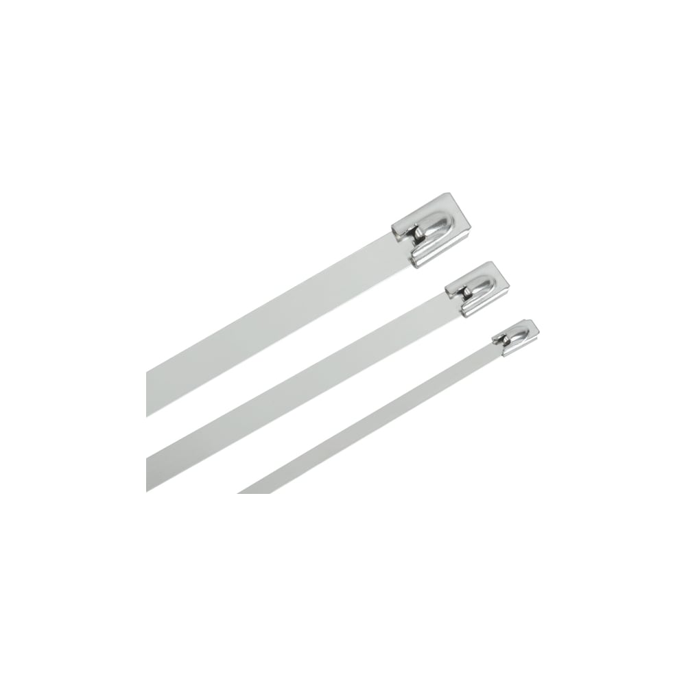 Изображение товара Стальной хомут IEK 4,6x600мм 100шт монтажный крепеж