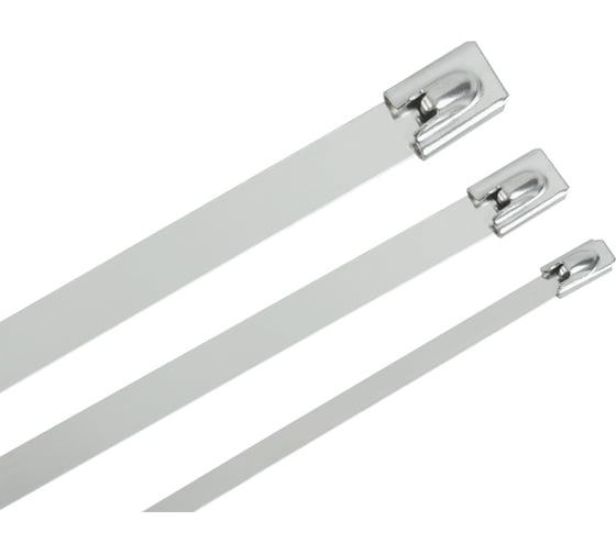 Изображение товара Хомут IEK стальной ХСт 4,6x250мм (100шт/упак) UHS10-D046-250-100