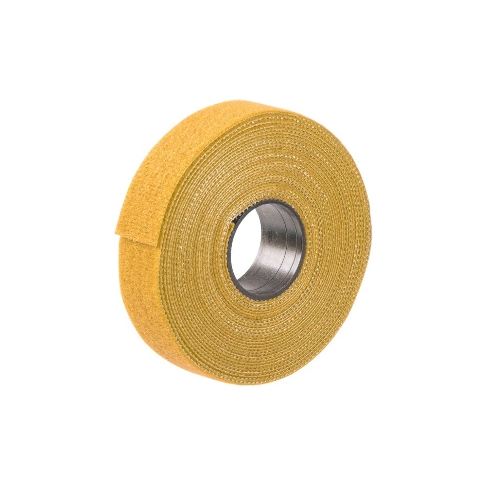 Изображение товара Хомут-липучка IEK 20мм желтый 5м для кабелей и проводов