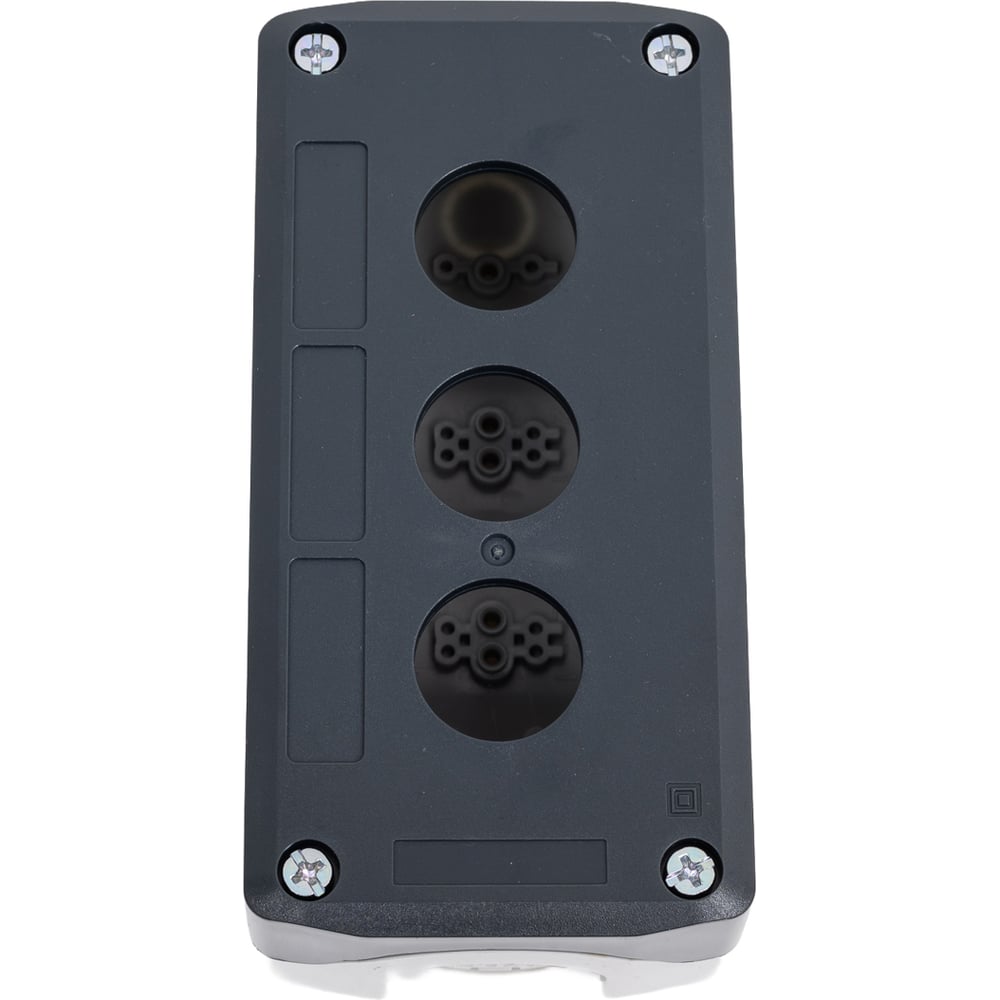 Изображение товара Кнопочный пост Systeme Electric SALD03, 3 отверстия, серый, IP20