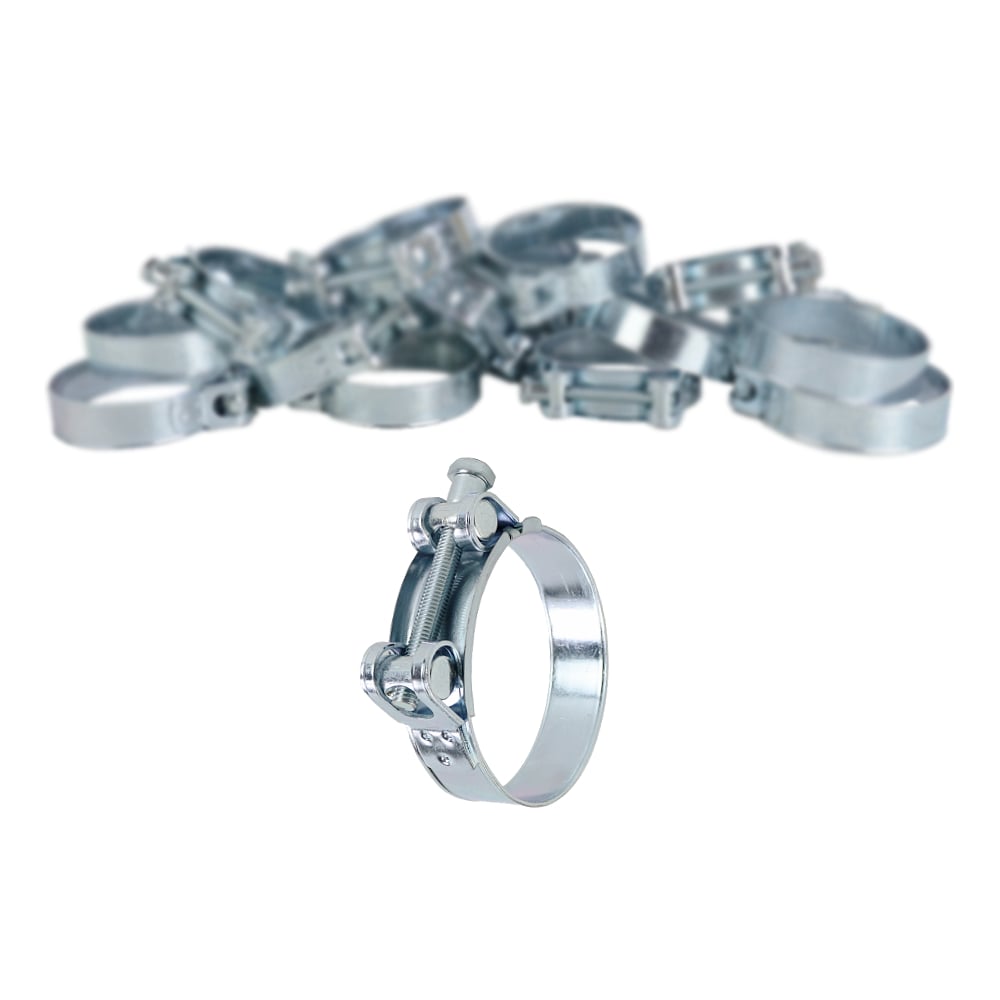 Изображение товара Хомут силовой одноболтовый Rusbelt 20-22 мм 20 шт