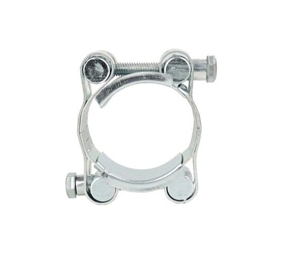 Изображение товара Хомут силовой двухболтовый Rusbelt 120-130 мм, W1, 10 шт. 00-00041400