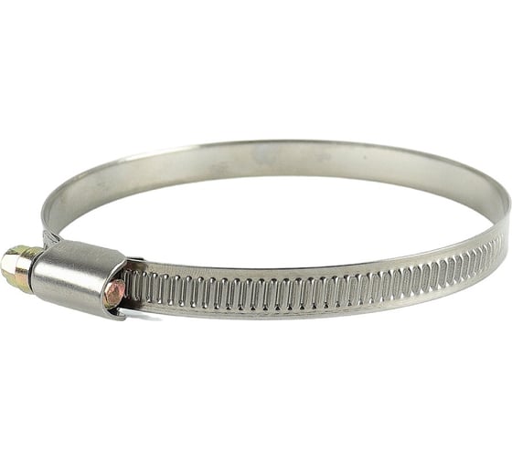 Изображение товара Хомут червячный Rusbelt 80-100/9 мм, W2 нерж. сталь, 25 шт. 00-00041413