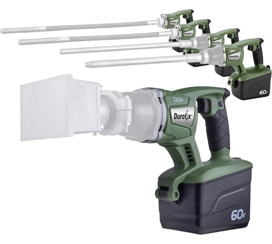 Изображение товара Аккумуляторный вибратор для бетона Durofix мягкий вал RZ6008-28FP-PM