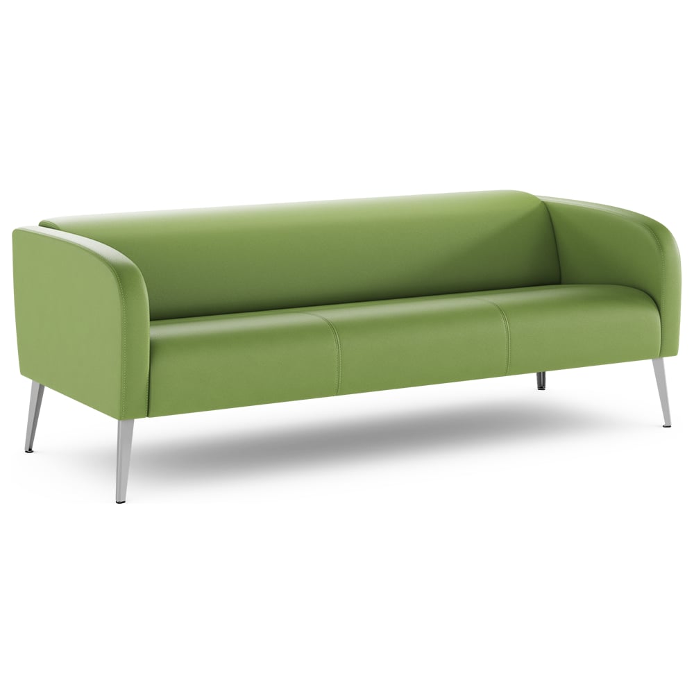 Изображение товара Диван офисный прямой MOON 151 - салатовый, 3 места