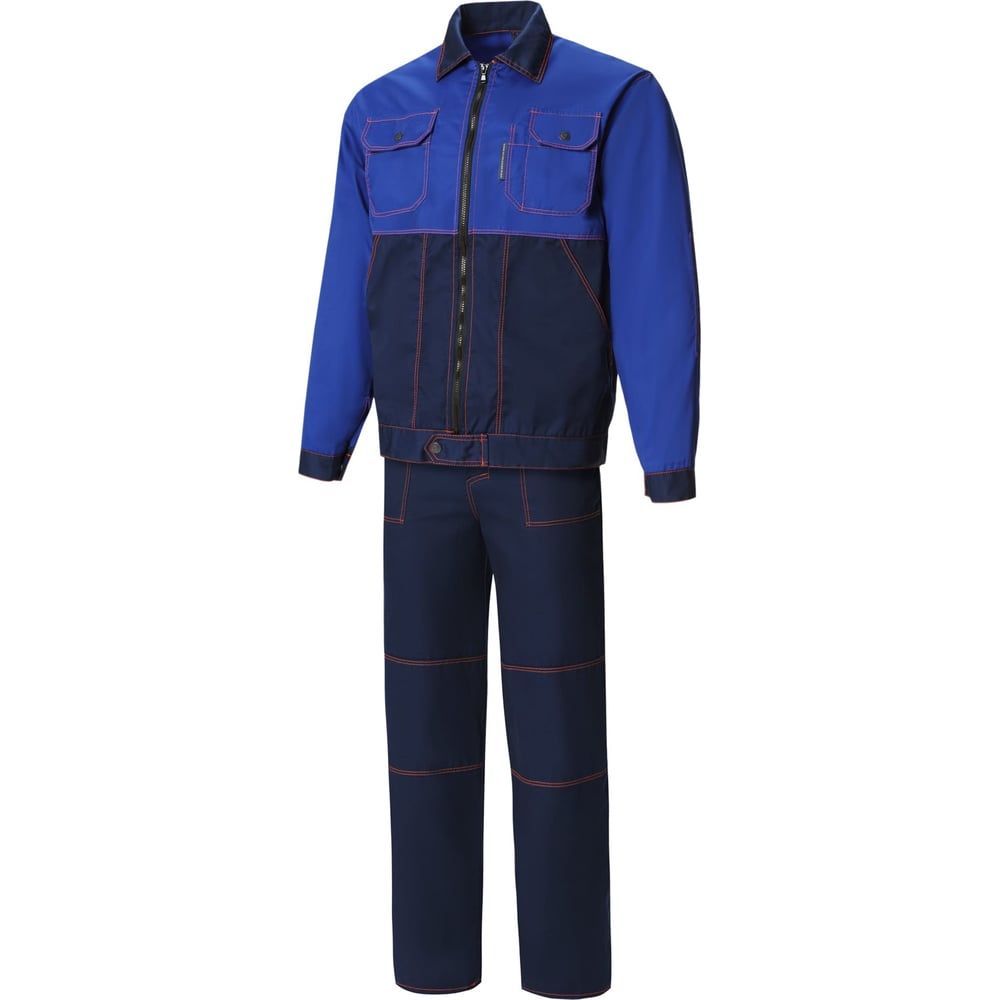 Изображение товара Костюм СОЮЗСПЕЦОДЕЖДА Универсал Люкс темно-синий/василек, р. 60-62/рост 182-188 2200000073013