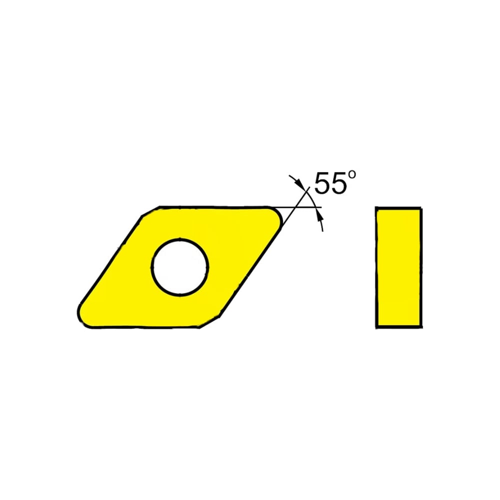 Изображение товара Токарная пластина ZCC-CT DNMG110408-DM YBC152 10 шт для обработки стали