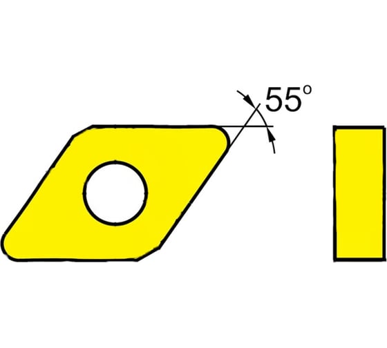 Изображение товара Токарная пластина ZCC-CT DNMG110404-EF YBG202(10pcs) ZCC 39597