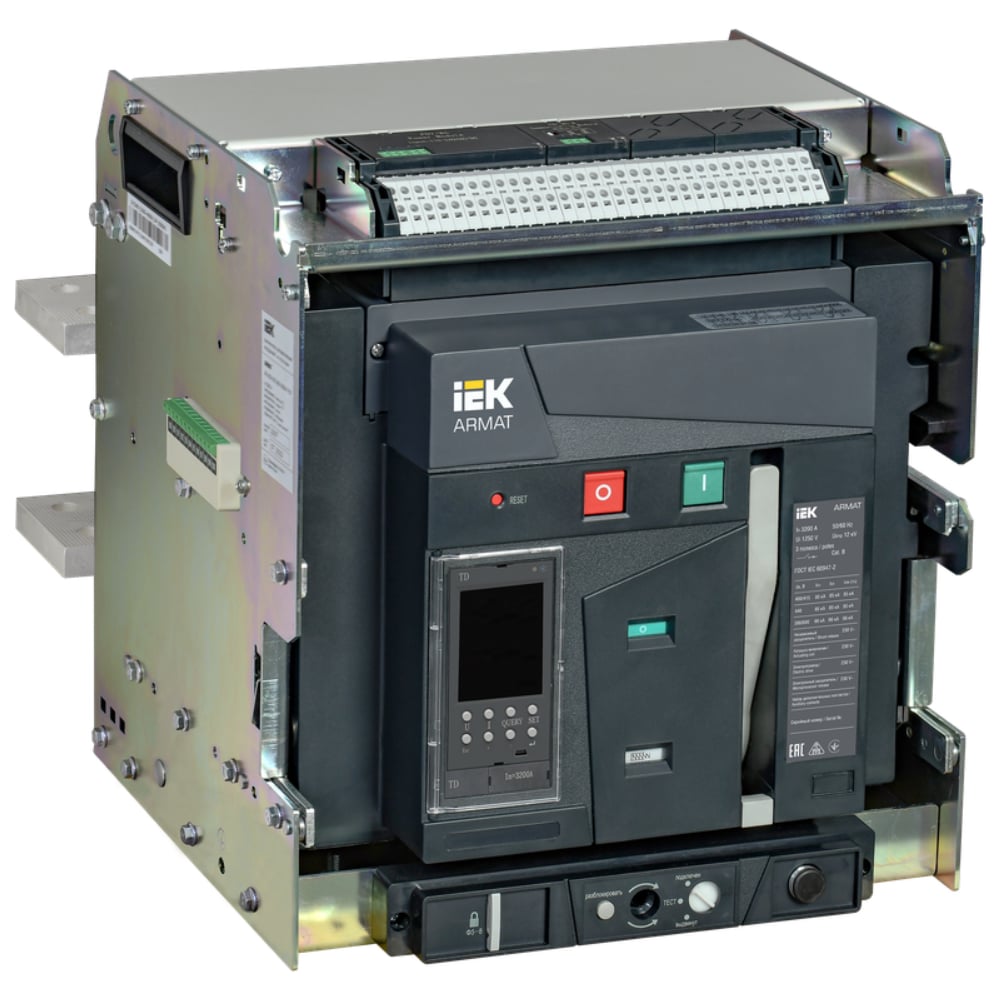 Изображение товара Воздушный автоматический выключатель IEK ARMAT 3P E 85кА 3200А TD