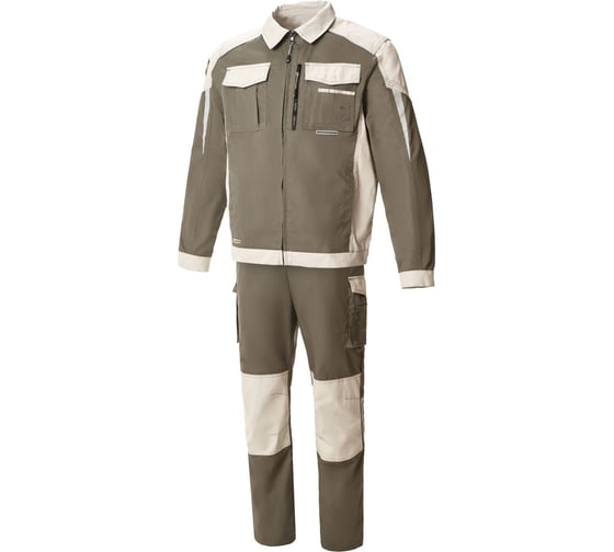 Изображение товара Костюм СОЮЗСПЕЦОДЕЖДА STATUS NEW 2 серый хаки/серый песок, р. 44-46/рост 170-176 2000000107479