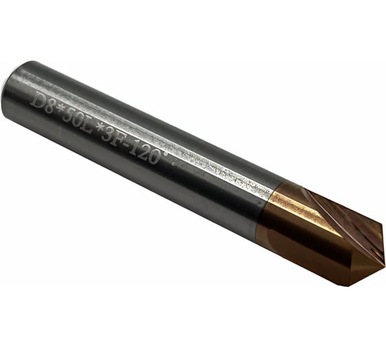 Изображение товара Зенковка твердосплавная TORNERI 8x50 мм, угол 120, z=3 Т023899