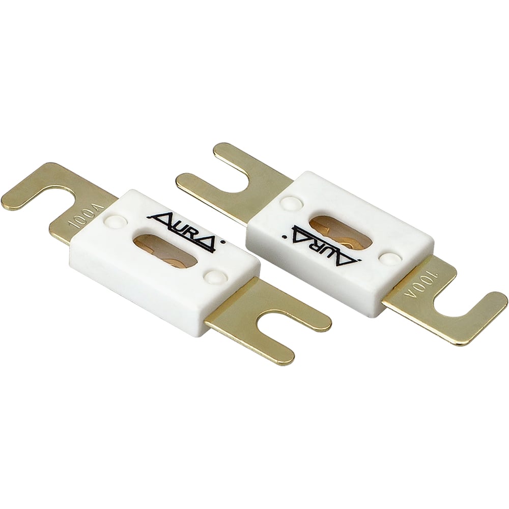 Изображение товара Предохранитель AURA ANL 100A 2 шт. ленточный медь никель 81х22