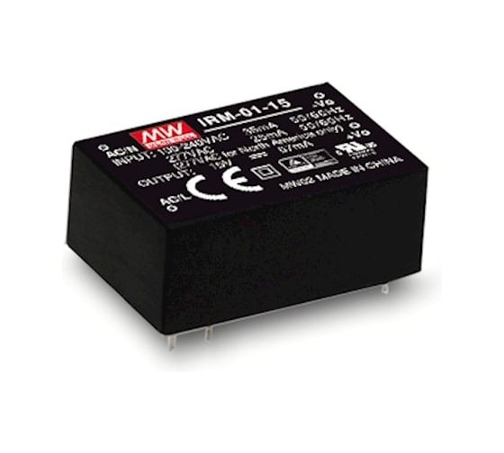 Изображение товара Источник питания Mean Well AC-DC IRM-01-15 1Вт Т02585841