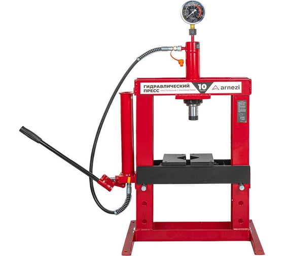 Изображение товара Пресс гидравлический настольный Arnezi 10 т, с манометром R7109100