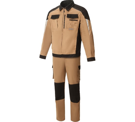 Изображение товара Костюм СОЮЗСПЕЦОДЕЖДА STATUS NEW 2 бежевый/черный, р. 44-46/рост 170-176 2000000094526
