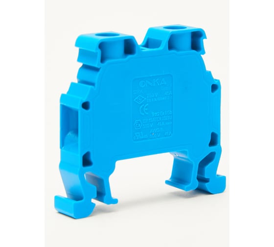 Изображение товара Клемма винтовая ONKA MRK 6, 6 кв мм, синий 1010035