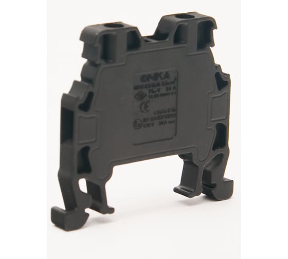 Изображение товара Клемма винтовая ONKA MRK 2,5S, 2,5 кв мм, черный 1010134