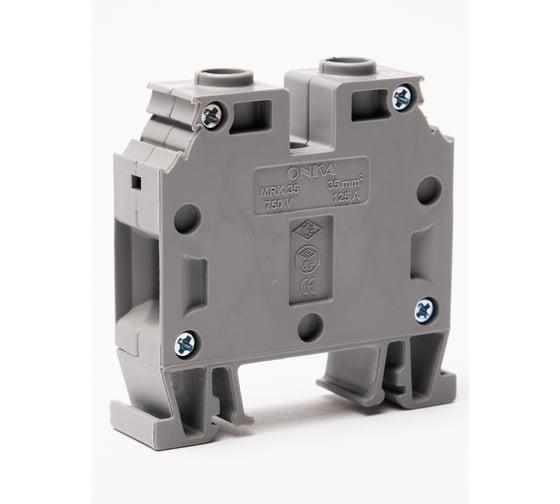 Изображение товара Клемма винтовая ONKA MRK 35, 35 кв мм, серый 1010072