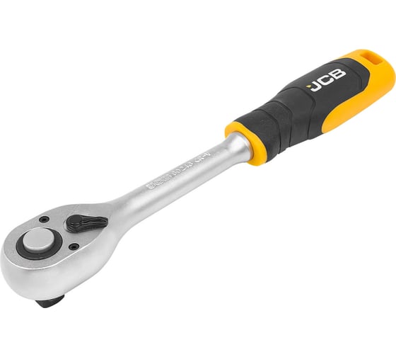 Изображение товара Трещотка реверсивная JCB с резиновой ручкой, 1/2'' JCB-80243(61801)