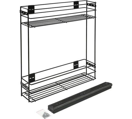 Изображение товара Бутылочница Lemax PROF 150 мм с боковым креплением, черный VK-01-150BL