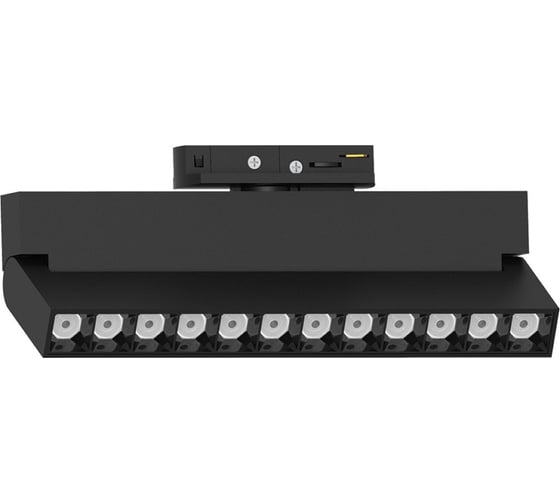 Изображение товара Светильник трековый светодиодный на шинопровод FERON 12W, 1080 Lm, 4000К, 30 градусов, черный, AL139 серия LensFold, 51716