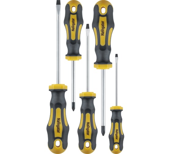 Изображение товара Отвёртка Navigator 95 267 NHT-Ot02-H5 5 шт 95267