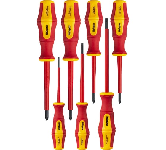 Изображение товара Отвёртка диэлектрическая Navigator 95 263 NHT-Оtd03-H7 7 шт 95263