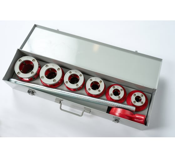 Изображение товара Ручной клупп REDLI 12R, набор BSPT 1/2-2 в стальном кейсе HL-12R