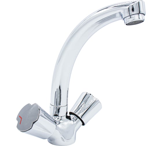 Изображение товара Смеситель для кухни Damento VERSA CU19.01, 1/2 керамика, хром, излив 260 мм, п/г (1/10) 000032