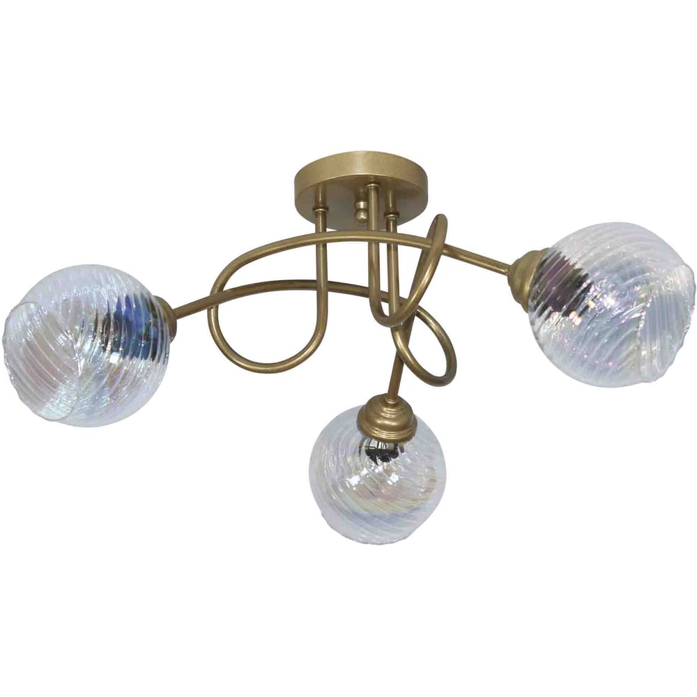 Изображение товара Потолочный светильник ЭЛЕТЕХ Жанет 131 золото, 3 лампы, modern style