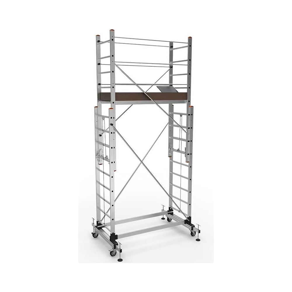 Изображение товара Вышка-тура с подъемным механизмом с настраиваемыми ножками Sarayli 2х9+2х9 5309