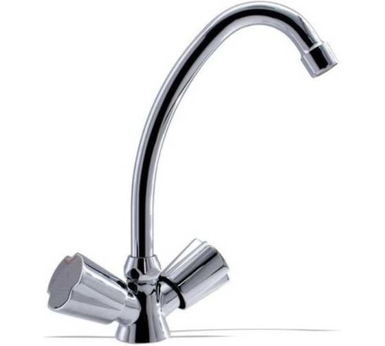 Изображение товара Смеситель для кухни Damento VERSA CU17.01, 1/2 керамика, хром, излив 335 мм, п/г (1/10) 000033