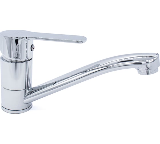 Изображение товара Смеситель для кухни Damento UNO CU02.01, шаровый, хром, излив 200 мм, п/г (1/10) 0094