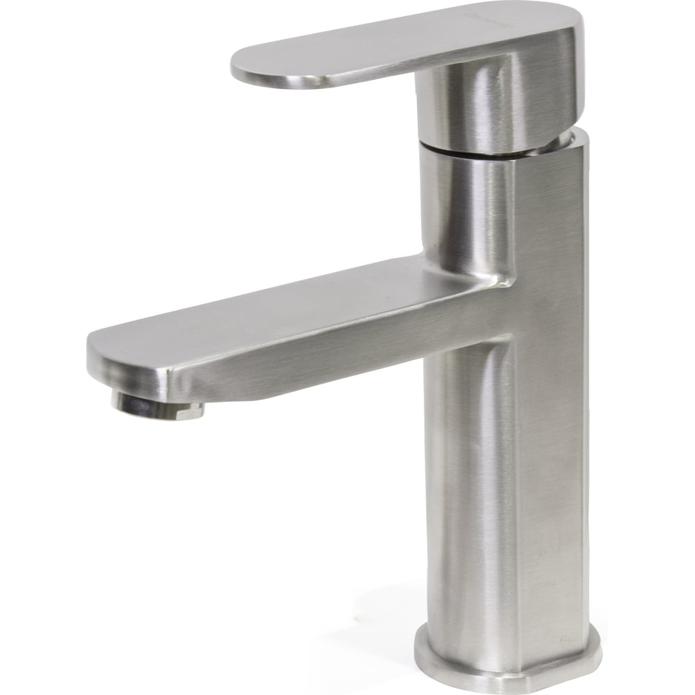Изображение товара Смеситель для умывальника Damento SEMPLICE LA03.01 нержавеющая сталь короткий излив однорычажный