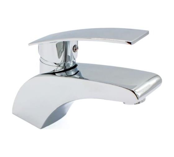 Изображение товара Смеситель для умывальника Damento ULTRA LA03.02, шаровый, хром, излив короткий, п/шп (1/10) 000259