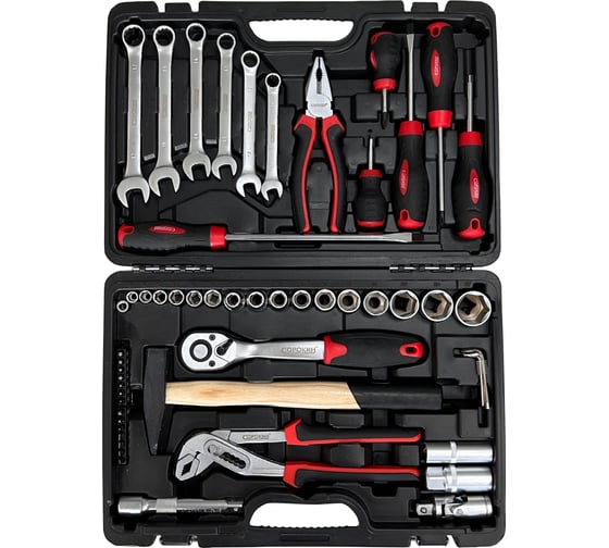 Изображение товара Набор инструмента Сорокин Standart 55 предметов 1.155