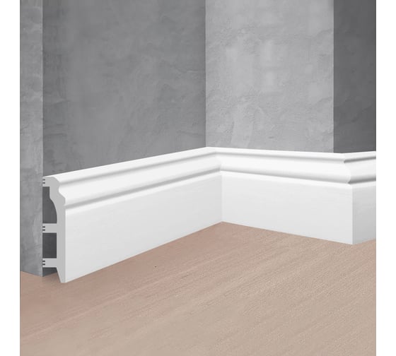 Изображение товара Напольный плинтус Stenopol 100х22х2000 мм под покраску C7232