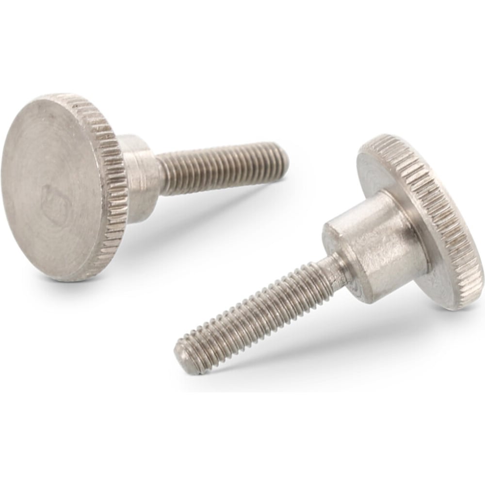 Изображение товара Винт DIN 464 M6x10 мм с рифлёной головой высокий 2 шт