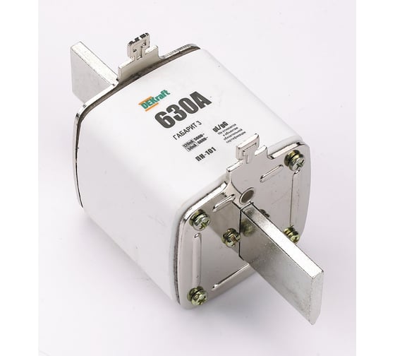 Изображение товара Предохранитель ножевой Dekraft 39, габарит 3, 800А_ПН-101 21339DEK