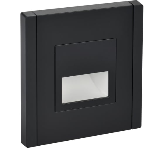 Изображение товара Подсветка LED встраиваемая IEK FORTEPIANO FP157 черный FP-FL20-K02