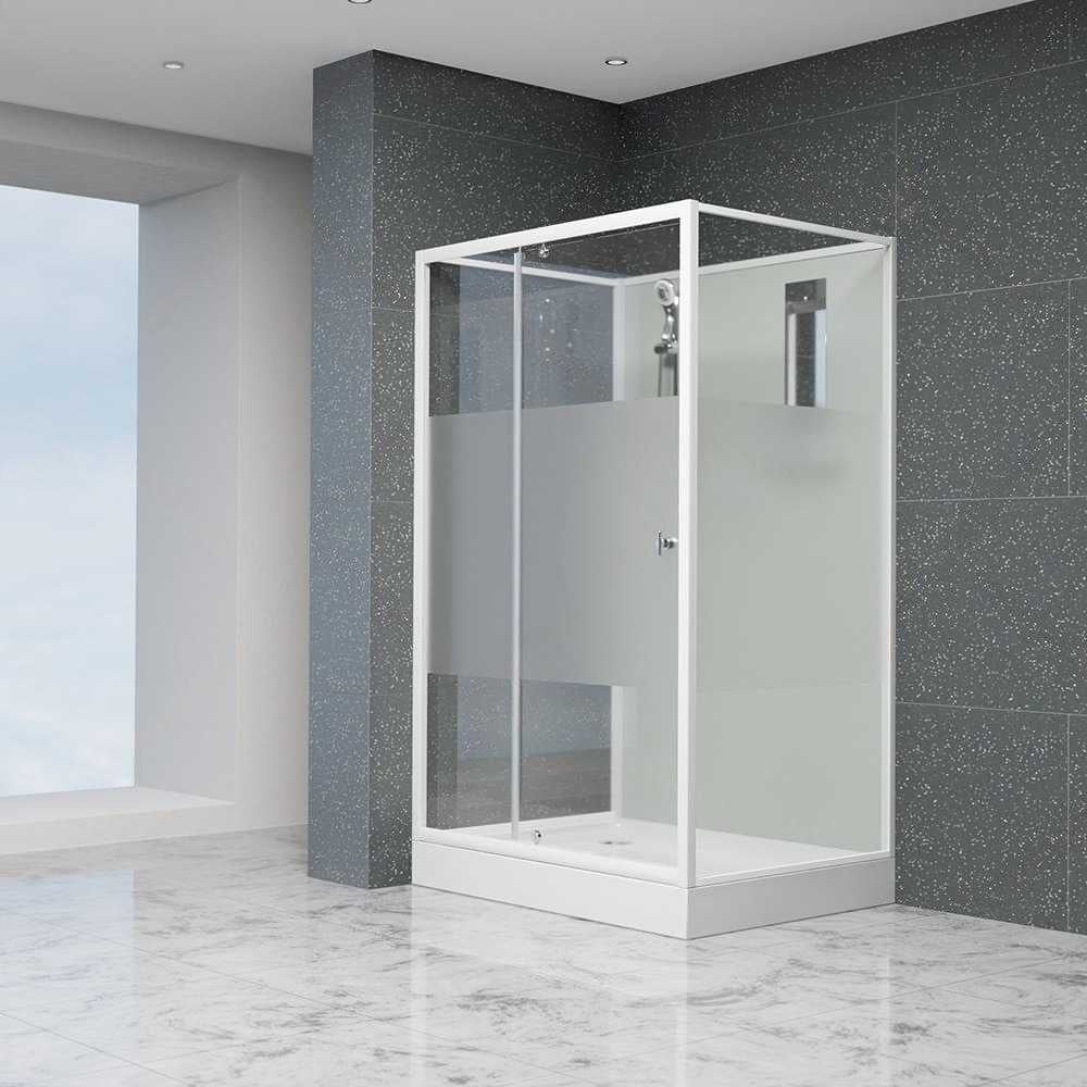 Изображение товара Душевая кабина RGW Андаман 80x100 см с распашными дверями и низким поддоном
