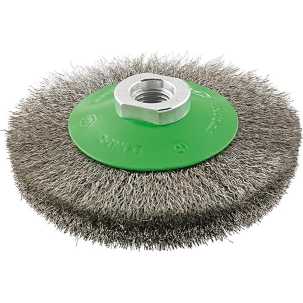 Изображение товара Щетка коническая 100 M14 ворс нержавеющая сталь 0,20мм FORMAT 7025 1100