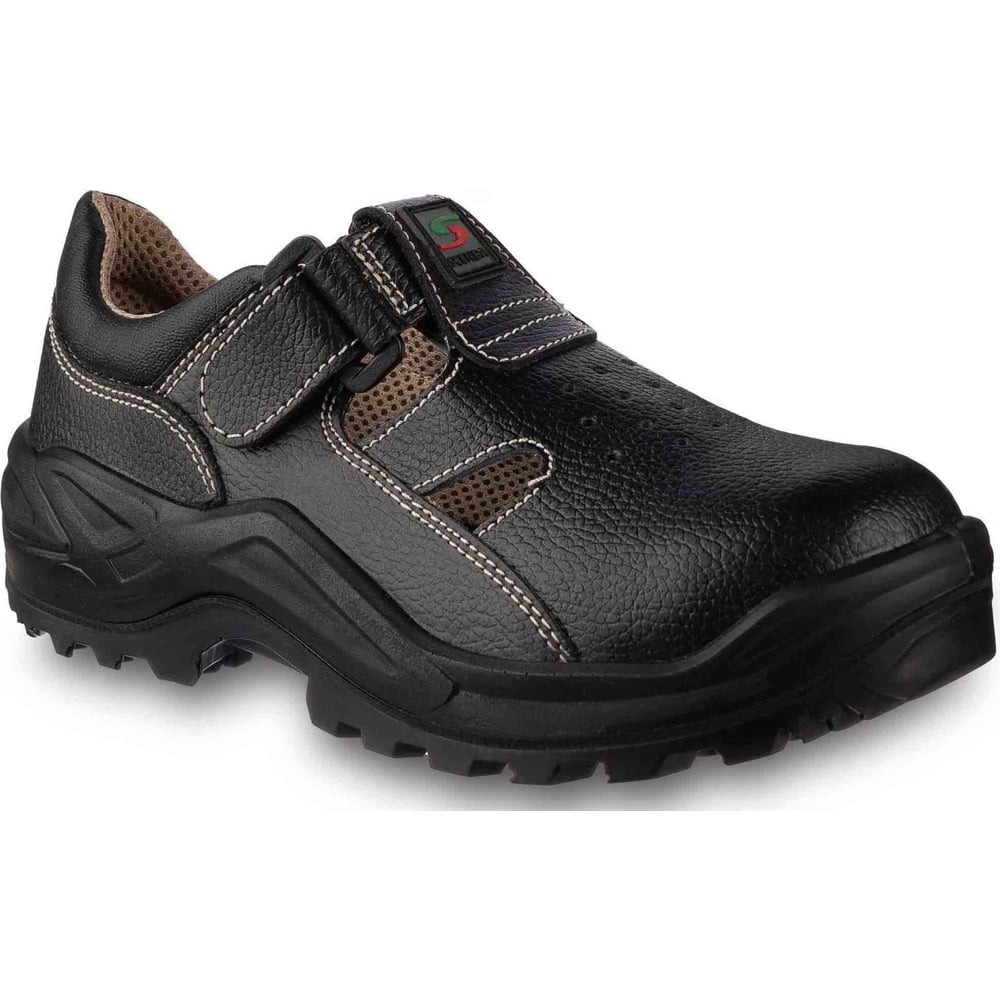 Изображение товара Полуботинки кожаные с перфорацией SCENDA URSUS СТИКС ПУ, металлический подносок; 46 БОТ331.22/46