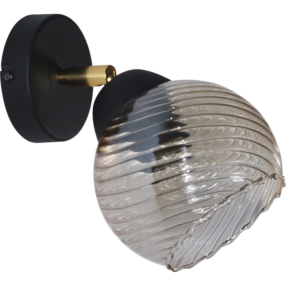 Изображение товара Потолочный светильник ЭЛЕТЕХ Кристаль 511 черн муар современный дизайн 1 лампа E27