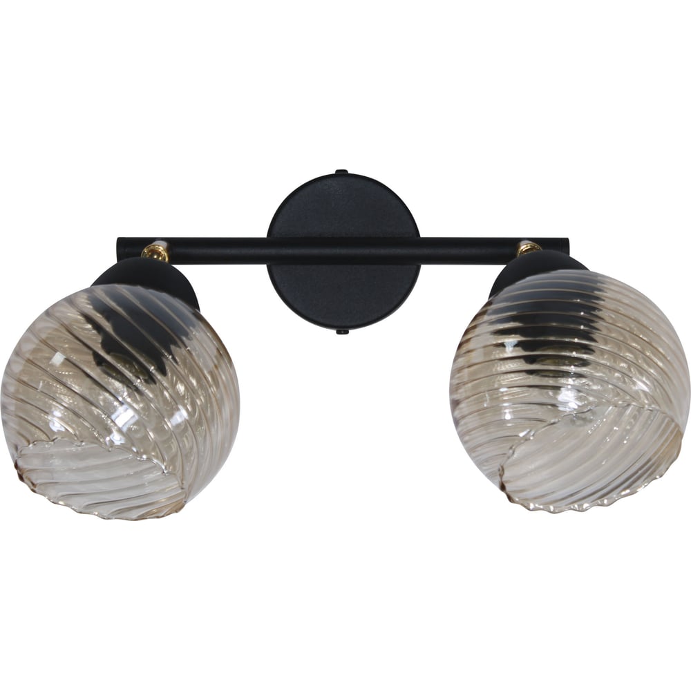 Изображение товара Современный потолочный светильник Кристаль 521 черн. муар 2 лампы E27 стильный дизайн