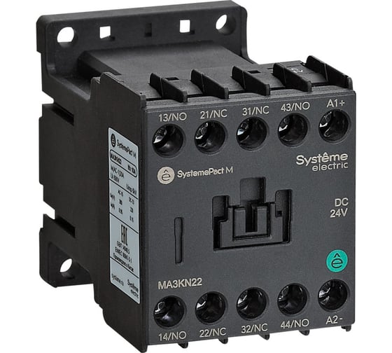 Изображение товара Промежуточное реле Systeme Electric MA3K 4НО DC24V MA3KN40BD