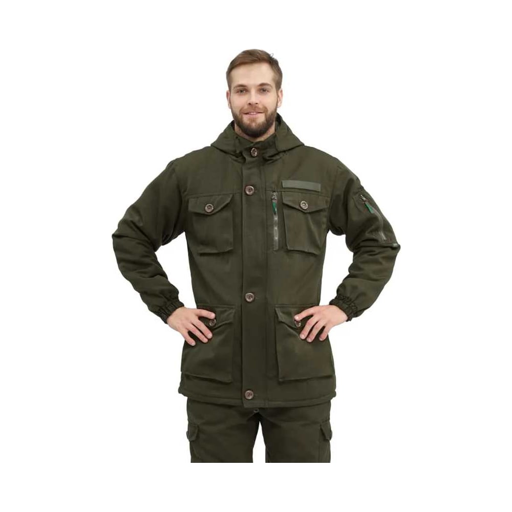 Изображение товара Костюм куртка и брюки для охоты и рыбалки URSUS СУМРАК хаки 48-50 мембранный